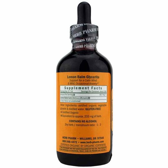 Lemon Balm Alcohol Free, HPH